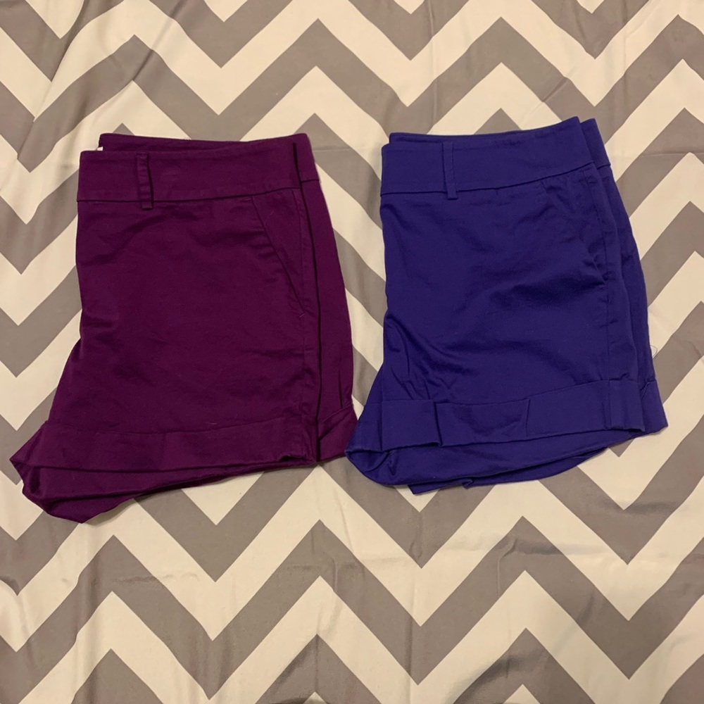 2️⃣ pairs New York & Co dress shorts - 14